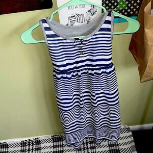 Xhilaration hi-low, Striped Sleeveless Girls dress, size 6/6x